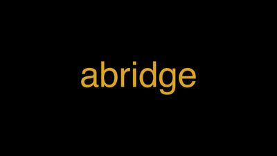 abridge meaning