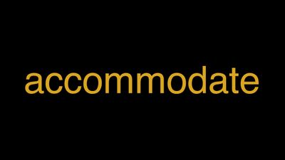 Meaning of Accommodate in Hindi - हिंदी में मतलब | Wrytin