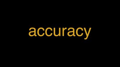 Meaning of Accuracy in Hindi - हिंदी में मतलब | Wrytin