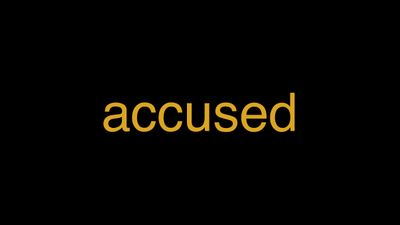 Meaning of Accused in Hindi - हिंदी में मतलब | Wrytin