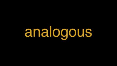 Meaning of Analogous in Hindi - हिंदी में मतलब | Wrytin