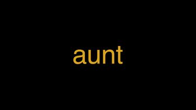 Meaning of Aunt in Hindi - हिंदी में मतलब | Wrytin