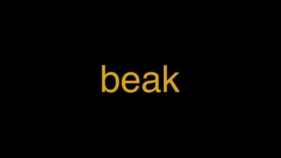 Meaning of Beak in Hindi - हिंदी में मतलब | Wrytin