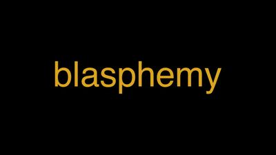 Meaning of Blasphemy in Hindi - हिंदी में मतलब | Wrytin