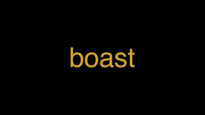 Meaning of Boast in Hindi - हिंदी में मतलब | Wrytin