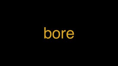 Meaning of Bore in Hindi - हिंदी में मतलब | Wrytin