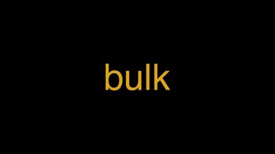 Meaning of Bulk in Hindi - हिंदी में मतलब | Wrytin