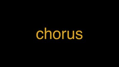 Meaning of Chorus in Hindi - हिंदी में मतलब | Wrytin
