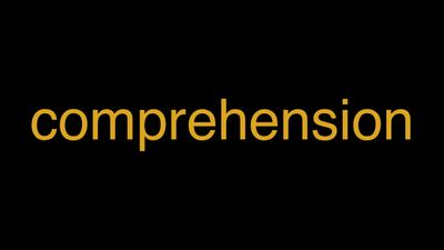 Meaning of Comprehension in Hindi - हिंदी में मतलब | Wrytin