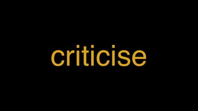 Meaning of Criticise in Hindi - हिंदी में मतलब | Wrytin