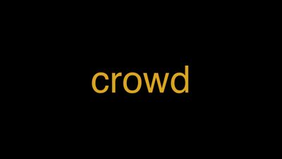 Meaning of Crowd in Hindi - हिंदी में मतलब | Wrytin