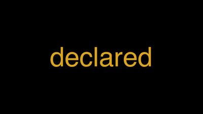 Meaning of Declared in Hindi - हिंदी में मतलब | Wrytin