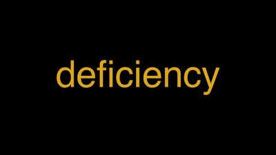 Meaning of Deficiency in Hindi - हिंदी में मतलब | Wrytin