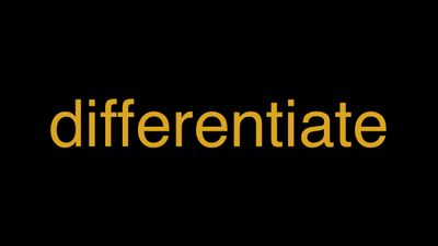 Meaning of Differentiate in Hindi - हिंदी में मतलब | Wrytin