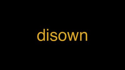 Meaning of Disown in Hindi - हिंदी में मतलब | Wrytin