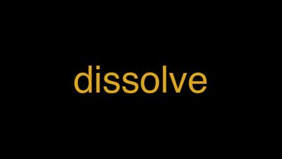 Meaning of Dissolve in Hindi - हिंदी में मतलब | Wrytin
