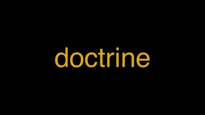 Meaning of Doctrine in Hindi - हिंदी में मतलब | Wrytin