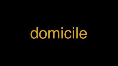 Meaning of Domicile in Hindi - हिंदी में मतलब | Wrytin