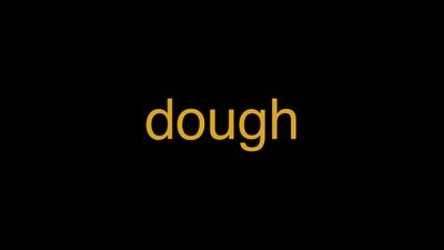 Meaning of Dough in Hindi - हिंदी में मतलब | Wrytin