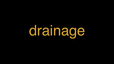 Meaning of Drainage in Hindi - हिंदी में मतलब | Wrytin
