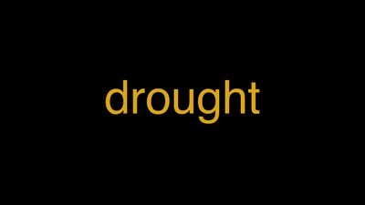 Meaning of Drought in Hindi - हिंदी में मतलब | Wrytin