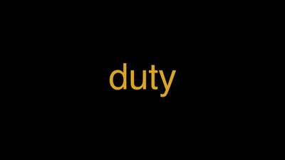 Meaning of Duty in Hindi - हिंदी में मतलब | Wrytin