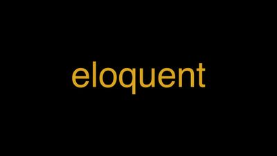 Meaning of Eloquent in Hindi - हिंदी में मतलब | Wrytin