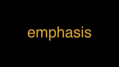 Meaning of Emphasis in Hindi - हिंदी में मतलब | Wrytin