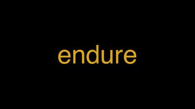 Endure meaning in hindi