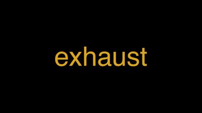 Meaning of Exhaust in Hindi - हिंदी में मतलब | Wrytin