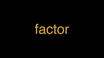 Meaning of Factor in Hindi - हिंदी में मतलब | Wrytin