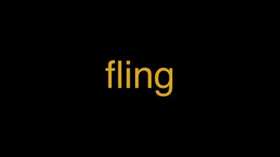 Meaning of Fling in Hindi - हिंदी में मतलब | Wrytin