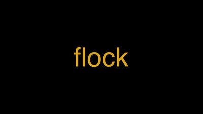 Meaning of Flock in Hindi - हिंदी में मतलब | Wrytin