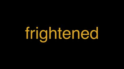 Meaning of Frightened in Hindi - हिंदी में मतलब | Wrytin
