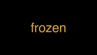 Meaning of Frozen in Hindi - हिंदी में मतलब | Wrytin