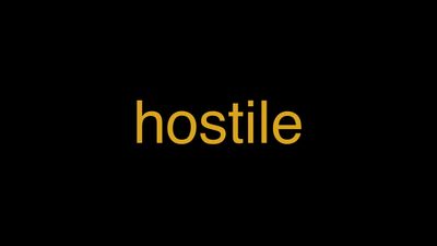 Meaning of Hostile in Hindi - हिंदी में मतलब | Wrytin
