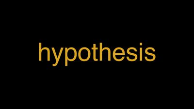 Meaning of Hypothesis in Hindi - हिंदी में मतलब | Wrytin
