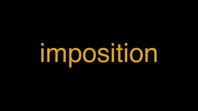 Meaning of Imposition in Hindi - हिंदी में मतलब | Wrytin