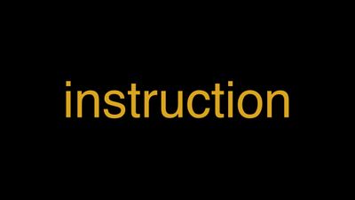 Meaning of Instruction in Hindi - हिंदी में मतलब | Wrytin