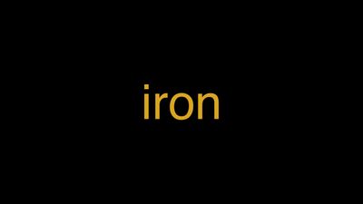 Meaning of Iron in Hindi - हिंदी में मतलब | Wrytin