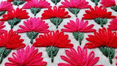 Kashida Embroidery of Kashmir  India InCH  Address Directory Traditional  Craftspeople Weavers Artists Across India