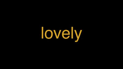 Meaning of Lovely in Hindi - हिंदी में मतलब | Wrytin