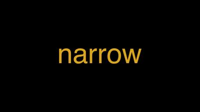 Meaning of Narrow in Hindi - हिंदी में मतलब | Wrytin