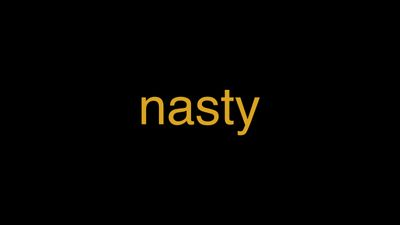 nasty what is meaning in hindi