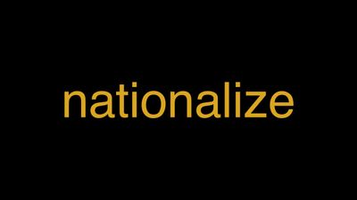 Meaning of Nationalize in Hindi - हिंदी में मतलब | Wrytin