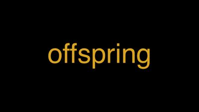 Meaning of Offspring in Hindi - हिंदी में मतलब | Wrytin