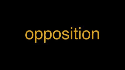 Meaning of Opposition in Hindi - हिंदी में मतलब | Wrytin