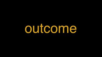 outcome research meaning in hindi