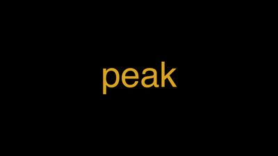 Meaning of Peak in Hindi - हिंदी में मतलब | Wrytin