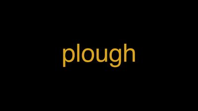 Meaning of Plough in Hindi - हिंदी में मतलब | Wrytin